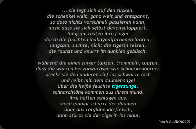 Text zum Wortbild Tigerzunge