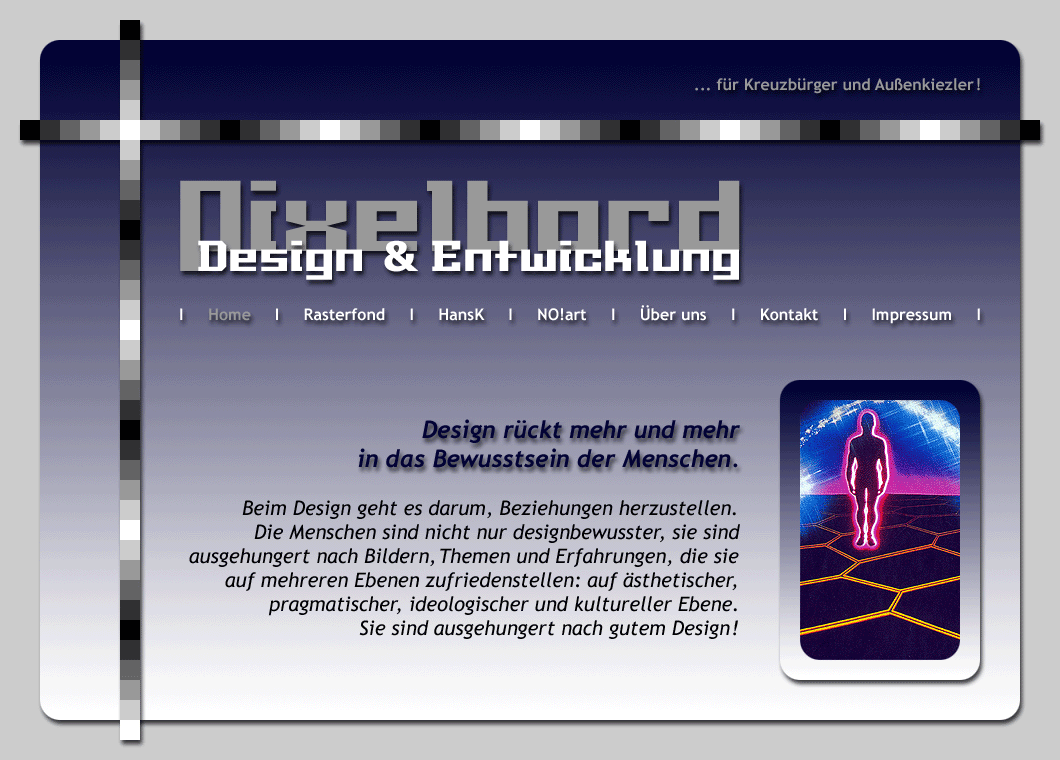 Startseite von Pixelbord